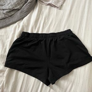 Black Vuori shorts